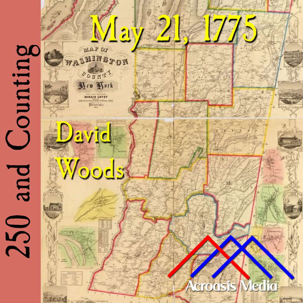 Cover art for May 21, 1775: Map of Washington County, NY (detail), circa 1814.