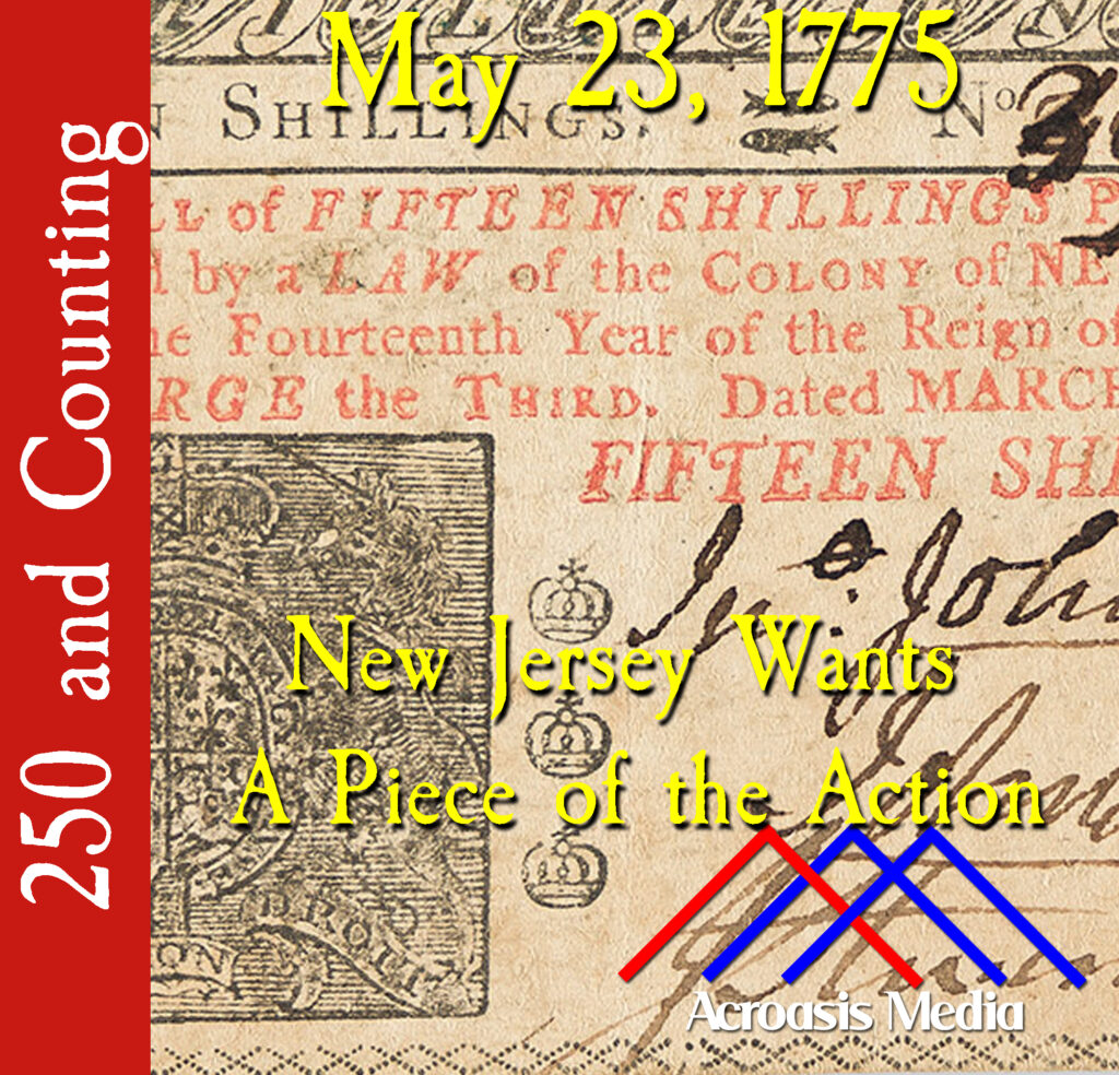 Cover art for May 23, 1775: colonial banknote signed by John Hart.