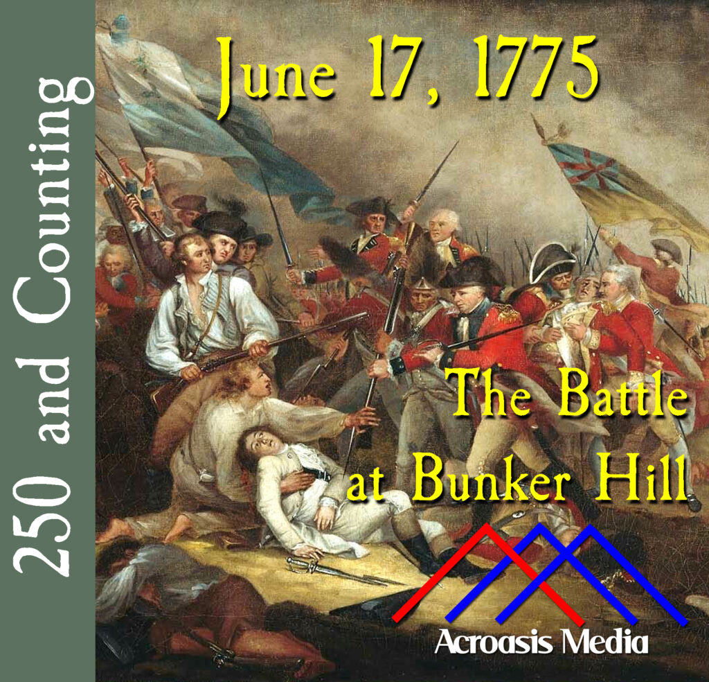 Cover art for June 17, 1775: The Death of General Warren at the Battle of Bunker's Hill (detail) by John Trumbull, 1786.