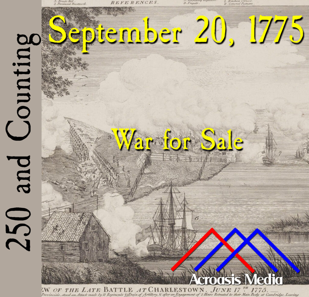 Cover art for September 20, 1775: Detail of Romans' illustration of the Battle at Charlestown (Bunker Hill).
