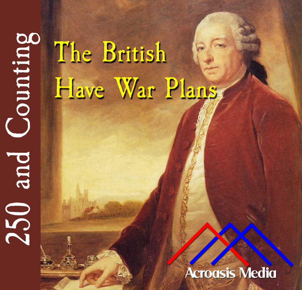 Cover art for October 9, 1775: portrait of George Germain by George Romney, 1766.