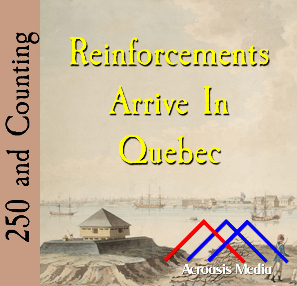 Cover art for October 15, 1775: Fort St. Jean (near the right edge) around the time of the siege. Watercolor, pen and ink by James Peachey.