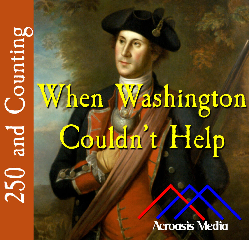 Cover art for October 24, 1775: portrait of George Washington during the French and Indian War, as painted by Charles Willson Peale in 1772.