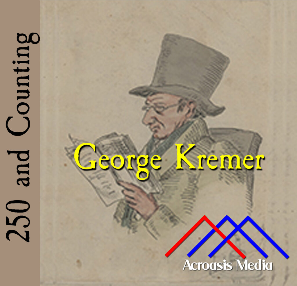 Cover art for November 21, 1775: a hand-colored engraving depicting George Kremer reading a journal headlined "Reform". It's thought to be a sarcastic image. Collection of the U.S. House of Representatives, accession number 2012.052.001