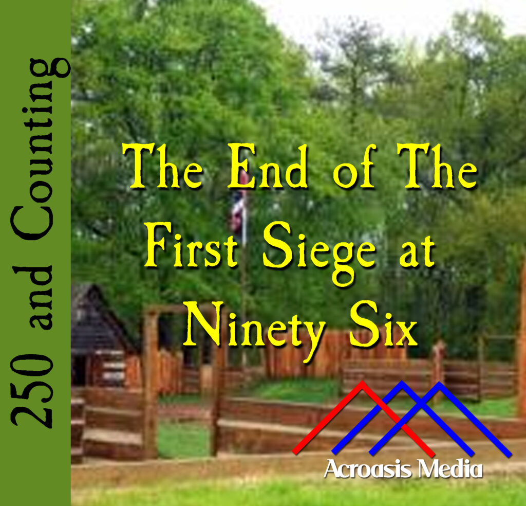 Cover art for November 22, 1775: the reconstructed fort at Ninety Six. via the US Park Service. 