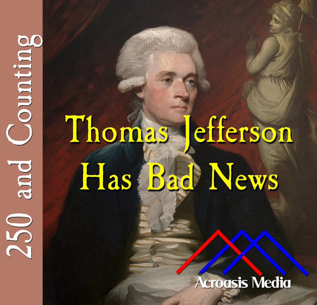 Cover art for November 29, 1775: portrait of Thomas Jefferson by Mather Brown, 1786.