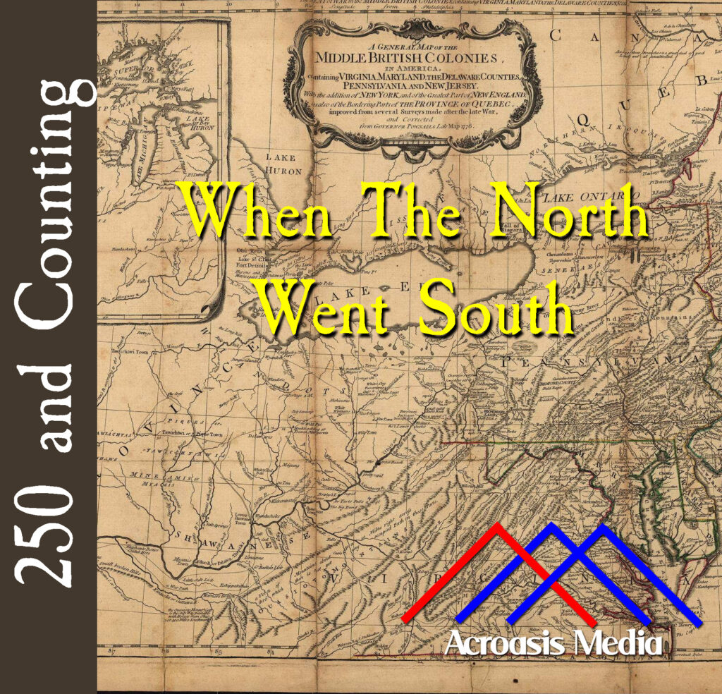Cover art for December 4, 1775: a 1776 map of Pennsylvania and surrounding colonies.