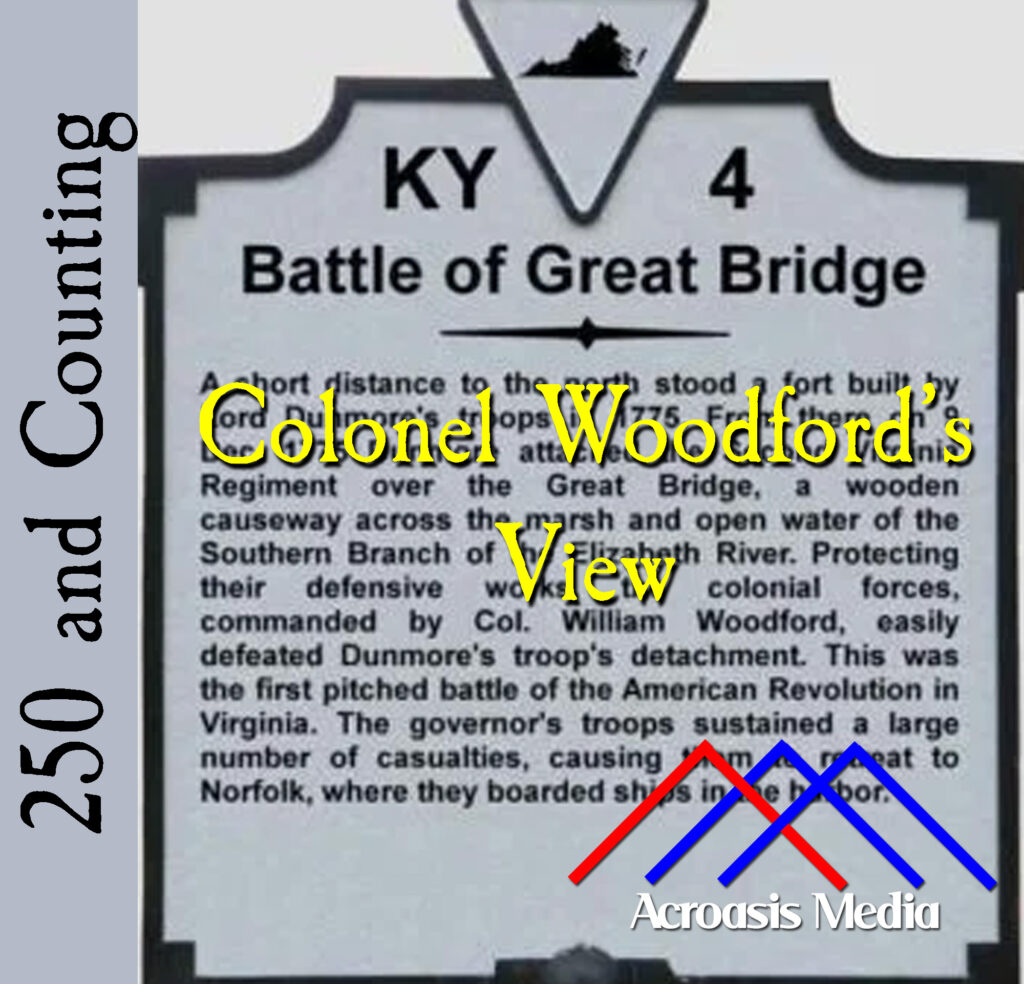 Cover art for December 15, 1775: Historical marker commemorating the Battle of Great Bridge.