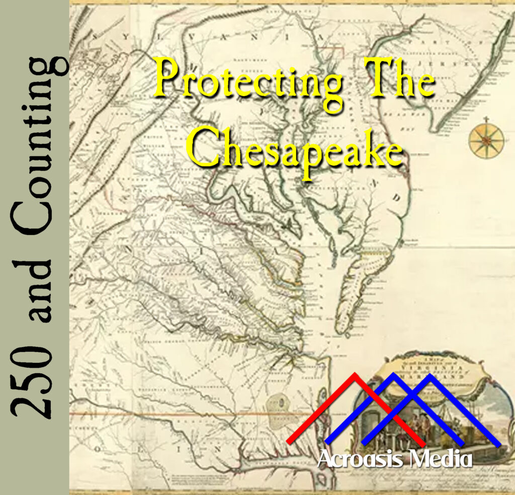 Cover art for December 19, 1775: The Fry-Jefferson Map of the Chesapeake Bay area, commissioned in 1750 and completed in 1753.