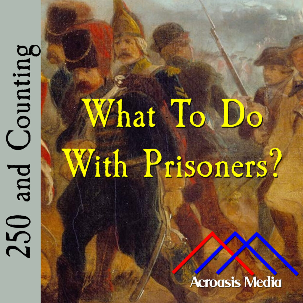 Cover art for February 7, 1776: detail from "The Battle of Bennington" by Grandma Moses, 1953, depicting British prisoners being taken. Originally commissioned by the Daughters of the American Revolution but rejected because of some inaccuracies. Now at the Bennington Museum.