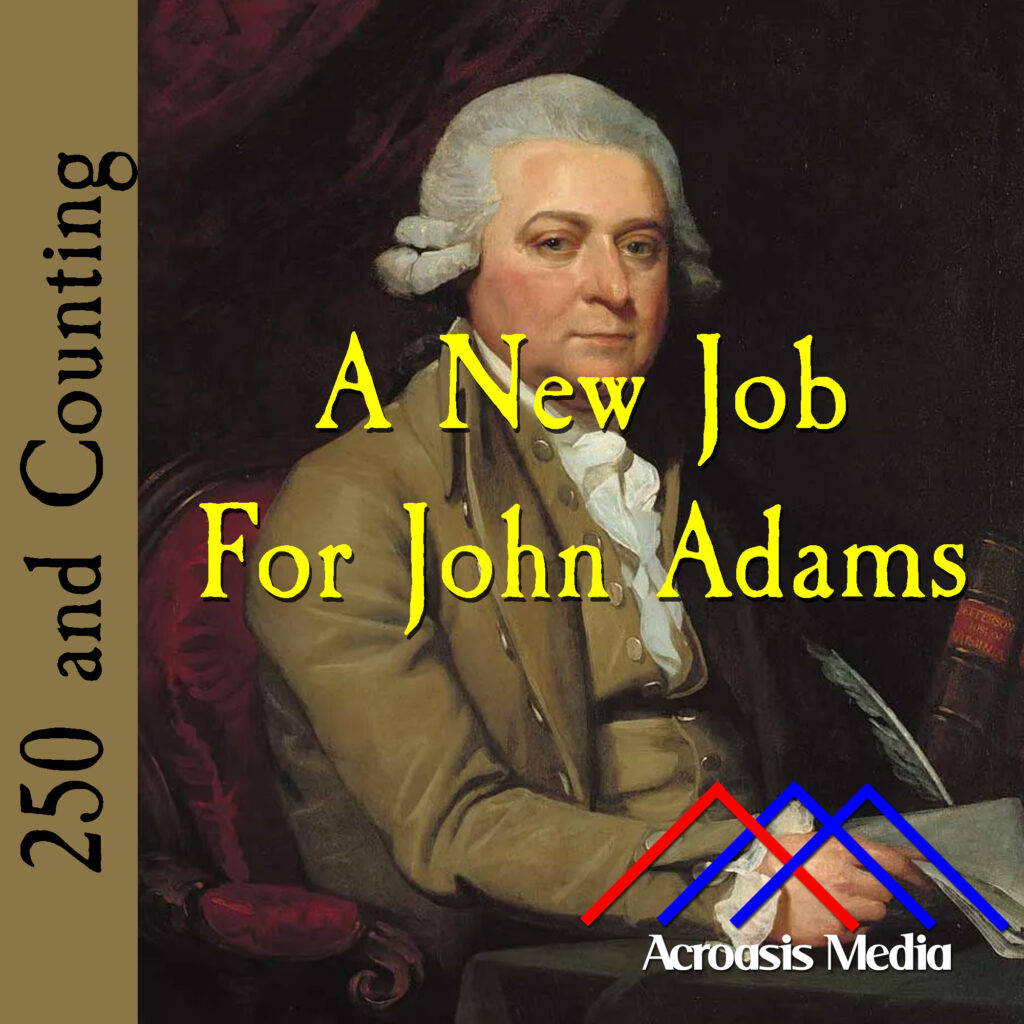 Cover art for February 9, 1776: John Adams as portrayed by Mather Brown in 1788.