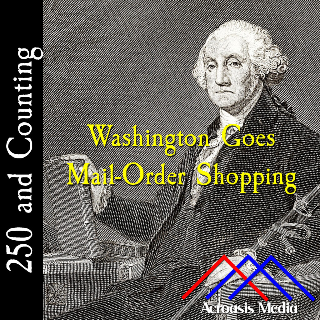 Cover art for February 14, 1776: an engraving of George Washington (artist unknown) based on a painting of him by Alonzo Chappel in 1862.