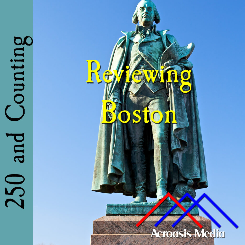 Cover art for March 18, ,1776: Statue of Artemas Ward at Ward Circle in Washington, DC. Photo by Wikipedia user GarrisonLeMasters, 2008.