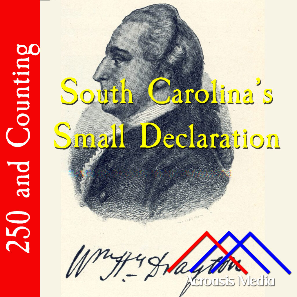 Cover art for April 23, 1776: Portrait of William Henry Drayton. Image is cropped from a larger picture. Engraving by Benoît-Louis Prévost from a drawing by Pierre Eugene du Simitiere.