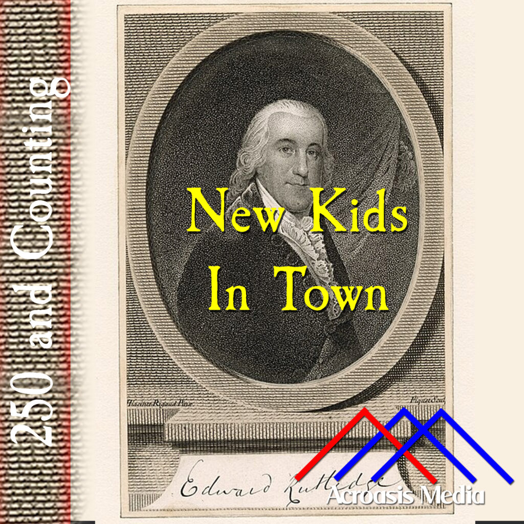 Cover art for April 24, 1776: Portrait of Edward Rutledge. Engraved by James Barton Longacre in 1822, based on a painting by Ralph Earl. via New York Public Library's Digital Library.