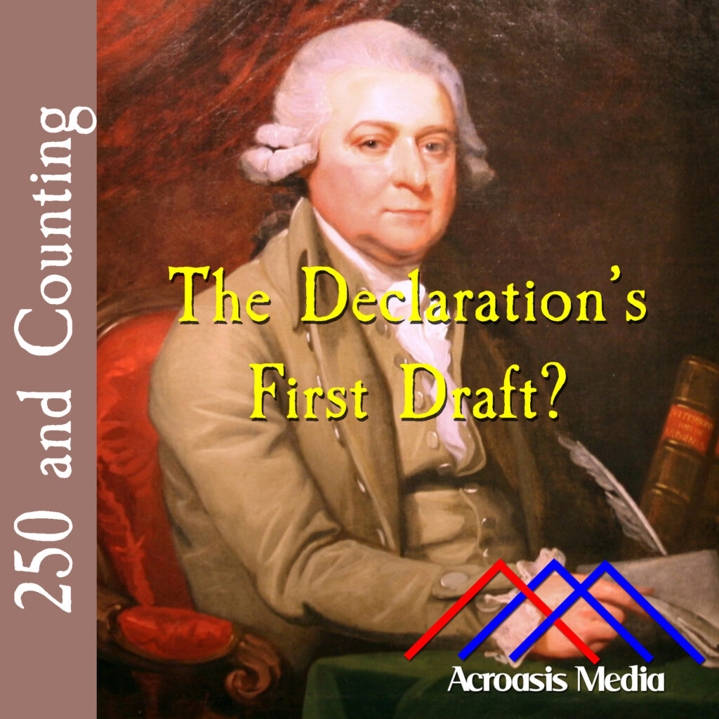 Cover art for May 15, 1776: portrait of John Adams in 1785 by Mather Brown.