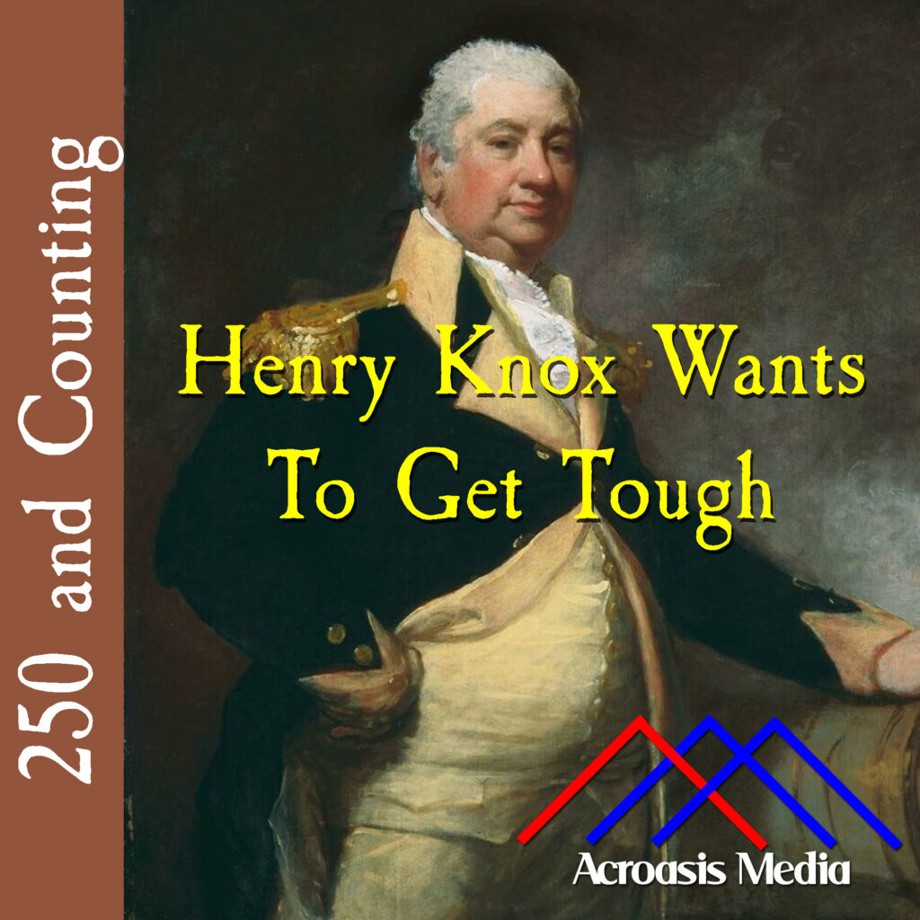 Cover art for May 16, 1776: Portrait of Henry Knox by Gilbert Stuart, 1806.