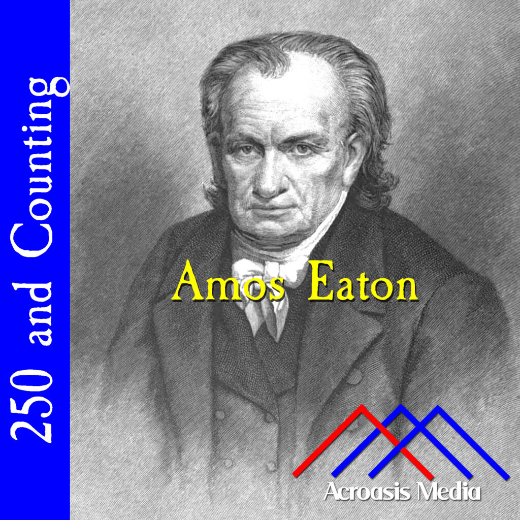 Cover art for May 17, 1776: Illustration of Amos Eaton from an original engraving by A.H. Richie, for Popular Science Monthly, Vol 38 (1891).