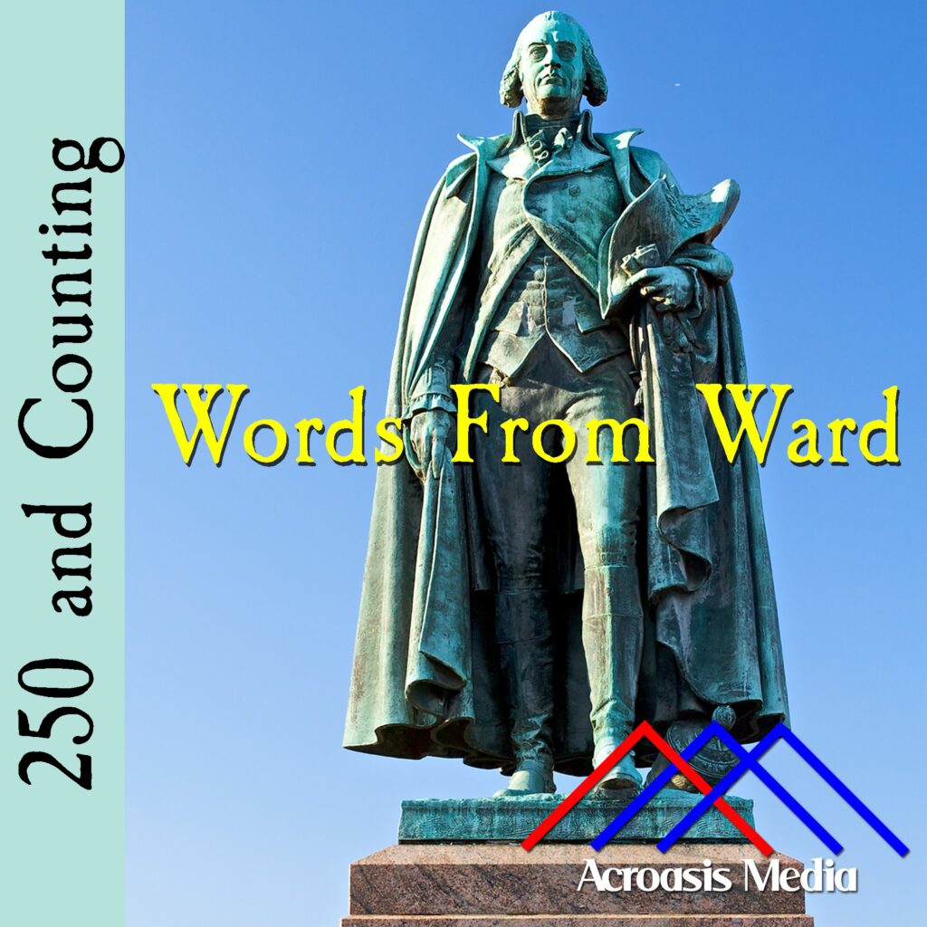 Cover art for May 9, 1776: Statue of Artemas Ward that stands in Washington DC, just a few blocks northwest of the National Cathedral.
