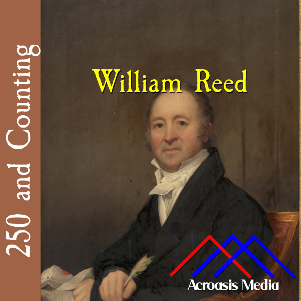 Cover art for June 6, 1776: Portrait of William Reed, attributed to Gilbert Stuart or James Frothingham, date unknown.