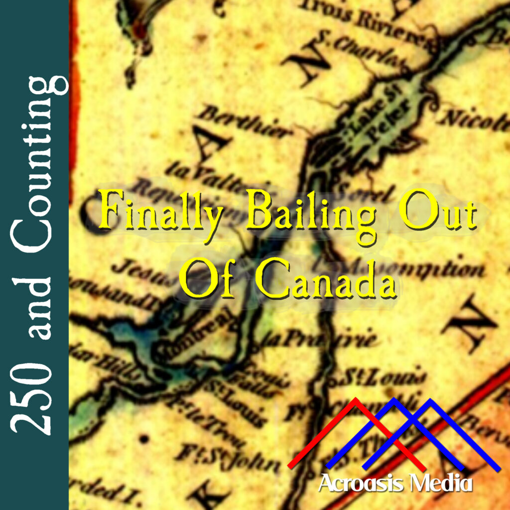 Cover art for June 8, 1776: 1759 map of Montreal, St. Lawrence River, Richelieu River at Sorel, and Three Rivers east of Lake St. Peters. This is the Trois-Rivières area referenced in today's episode.