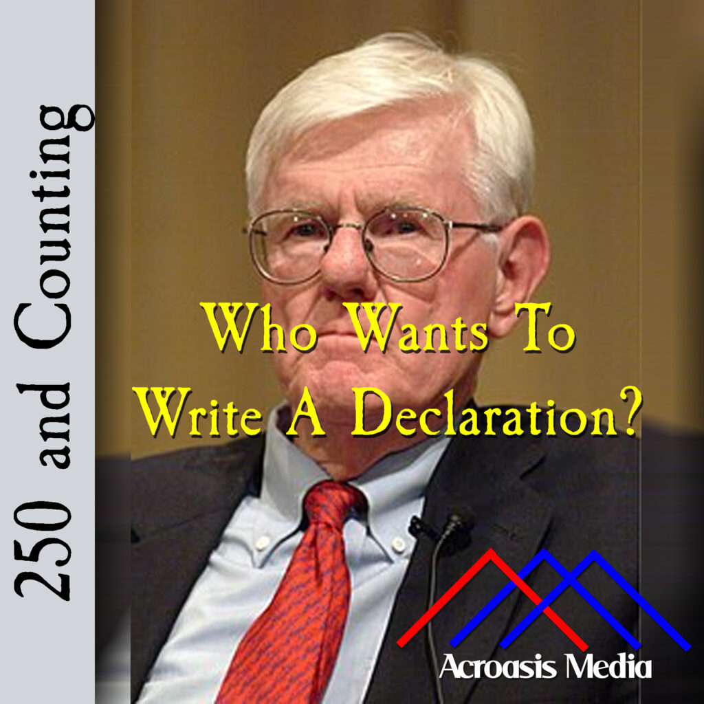 Cover art for June 10, 1776: photo of Gordon S. Wood (1933-2026) in 2008. Photo by Earl McDonald, NARA.