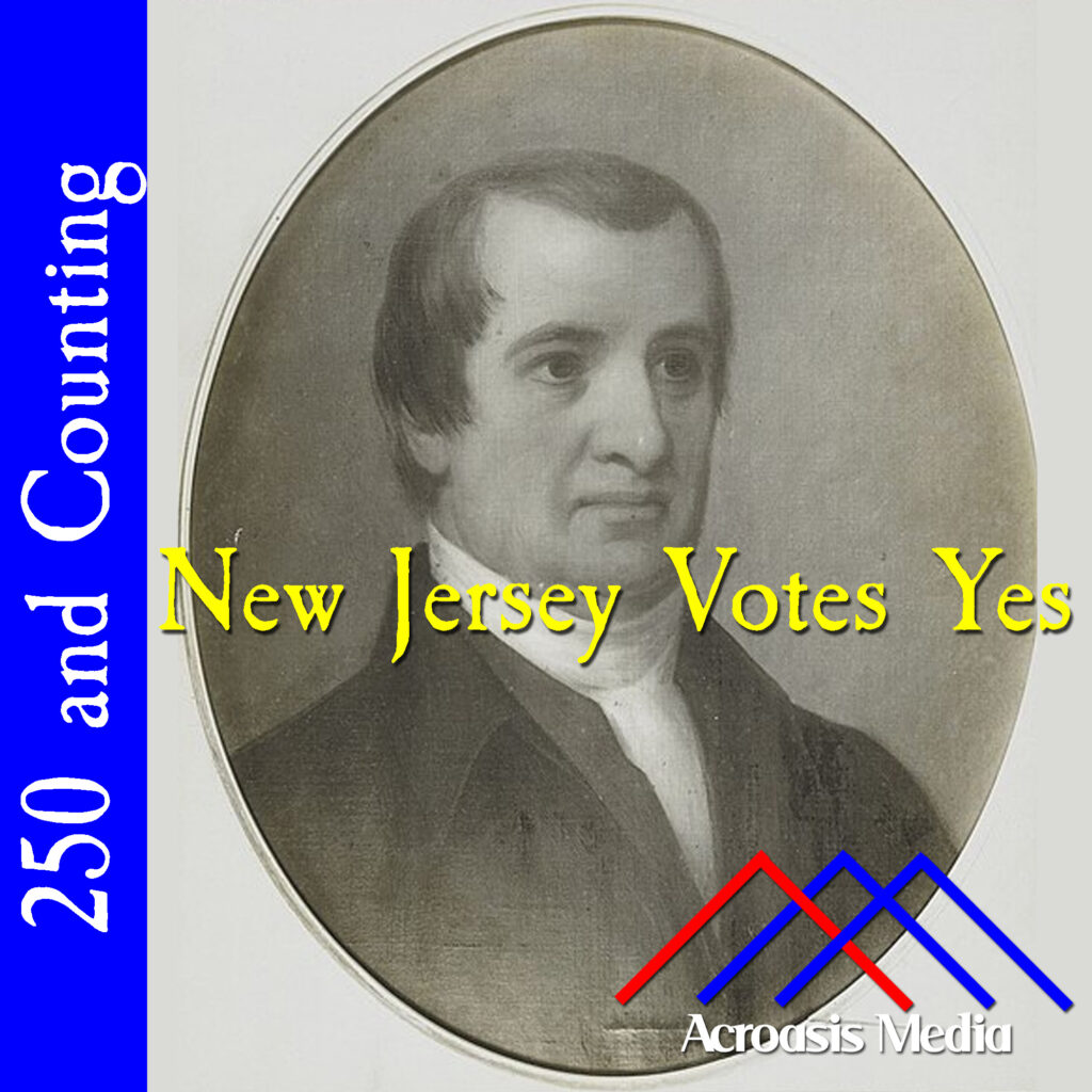 Cover art for June 22, 1776: Portrait of Abraham Clark by James Reid Lambdin, 1873, after a portrait by John Trumbull. via National Park Service.