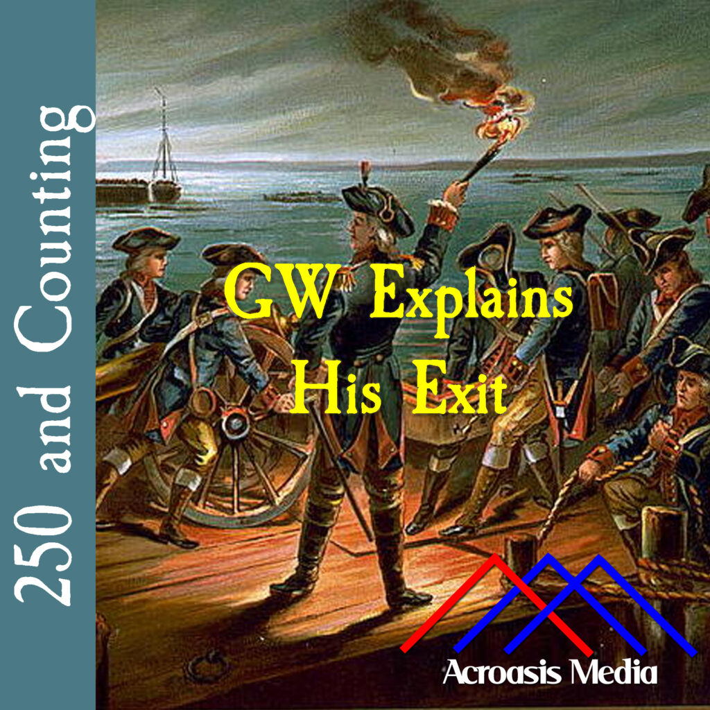 Cover art for August 30, 1776: "US Army--Artillery Retreat from Long Island 1776, an 1899 portrait from the Werner Company of Akron, Ohio.
