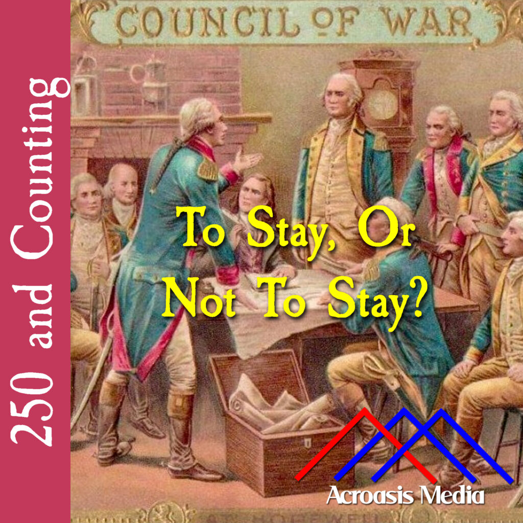 Cover art for September 12, 1776: "Washington's Council of War at Hopewell," James Edward Kelly, 1884. Cigar Box inner label based on a relief sculpture.
