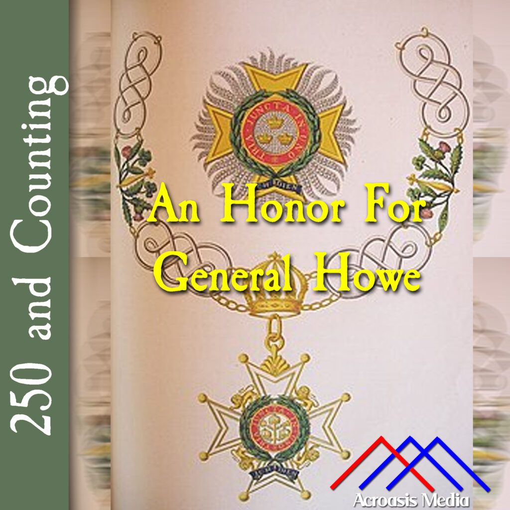 Cover art for October 16, 1776: Insignia of a Knight Grand Cross of the Order of the Bath. via Wikimedia Commons.
