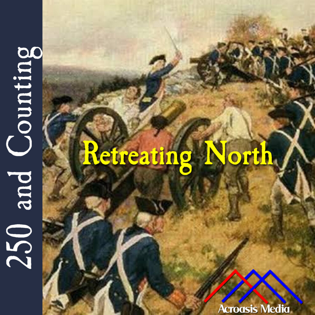 Cover art for October 31, 1776: "The Battle of White Plains," originally designed as a commemorative postage stamp by Edmund F. Ward in 1926. Ward finished the larger oil painting in 1932. via White Plains Public Library.